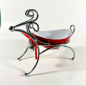 Mikasa reindeer candy dish